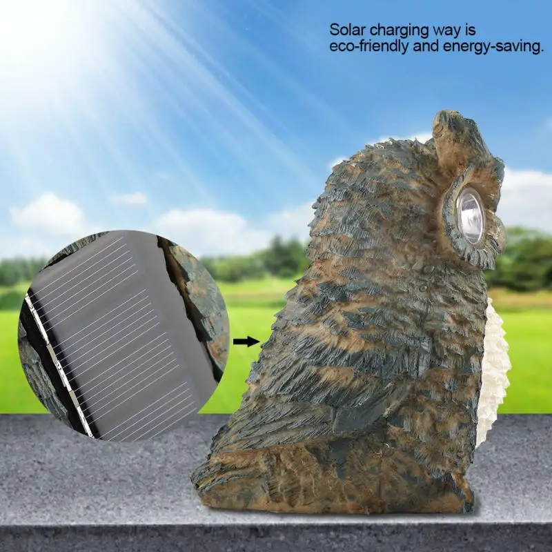 

Owl-shaped LED Solar Garden Light Lawn Light Decoration Garden Lamp for Yard Pathway Patio tuinverlichting decoracion jardin