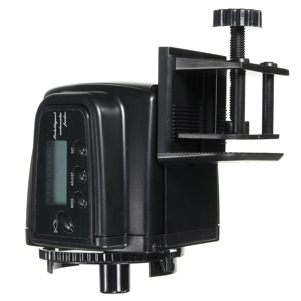 

1PC ABS Automatic Fish Feeder Aquarium Goldfish Smart Timing Auto Fish Feeder Pet Feeding Dispenser Timer Feeding
