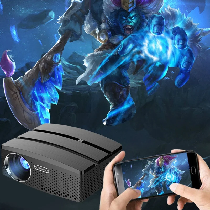 Проектор для android устройств Full Hd 1080 P с ОС Android 6 0 проектор домашнего кинотеатра Wifi