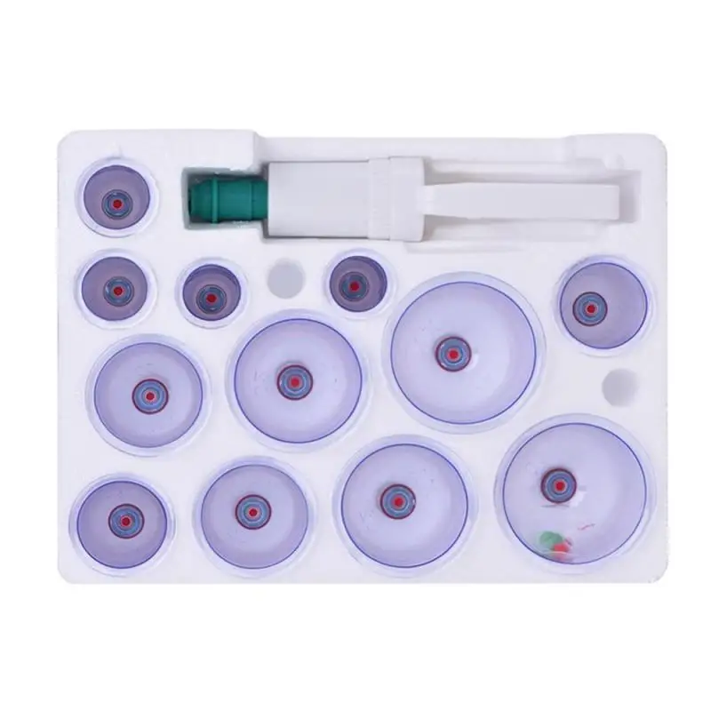 New 12Pcs Body Suction Cup with Suction Pump Acupunture Massage Set Vacuum Cupping Body Relaxation Healthy Massage Set New 12Pcs Body Suction Cup with Suction Pump Acupunture Massage Set Vacuum Cupping Body Relaxation Healthy Massage Set