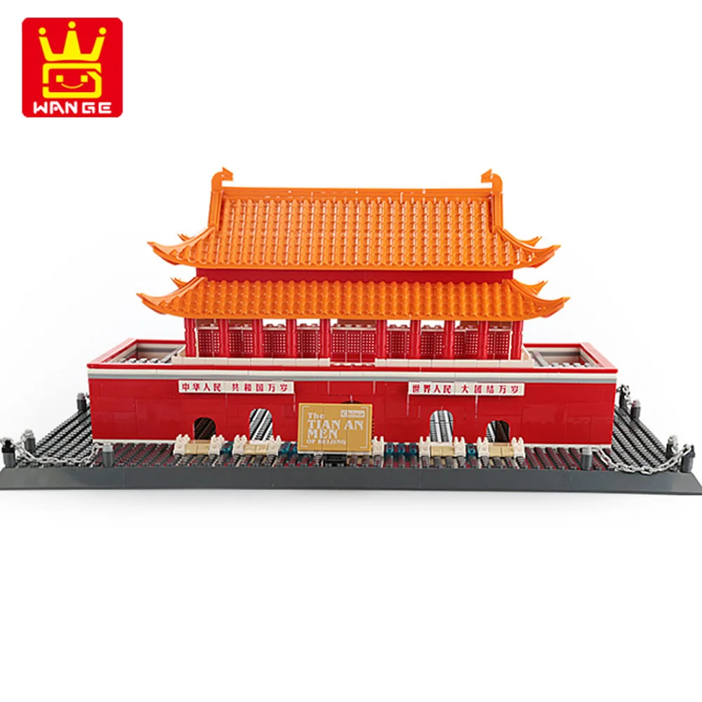 

The Tian An Men of Beijing China Architecture Building Blocks Model World Famous Architecture Traditional Chinese Architecture