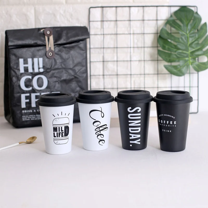 

NEW Reusable Stainless Fibre Coffee Cups Tea Coffee Mugs Travel Mug Eco Cup