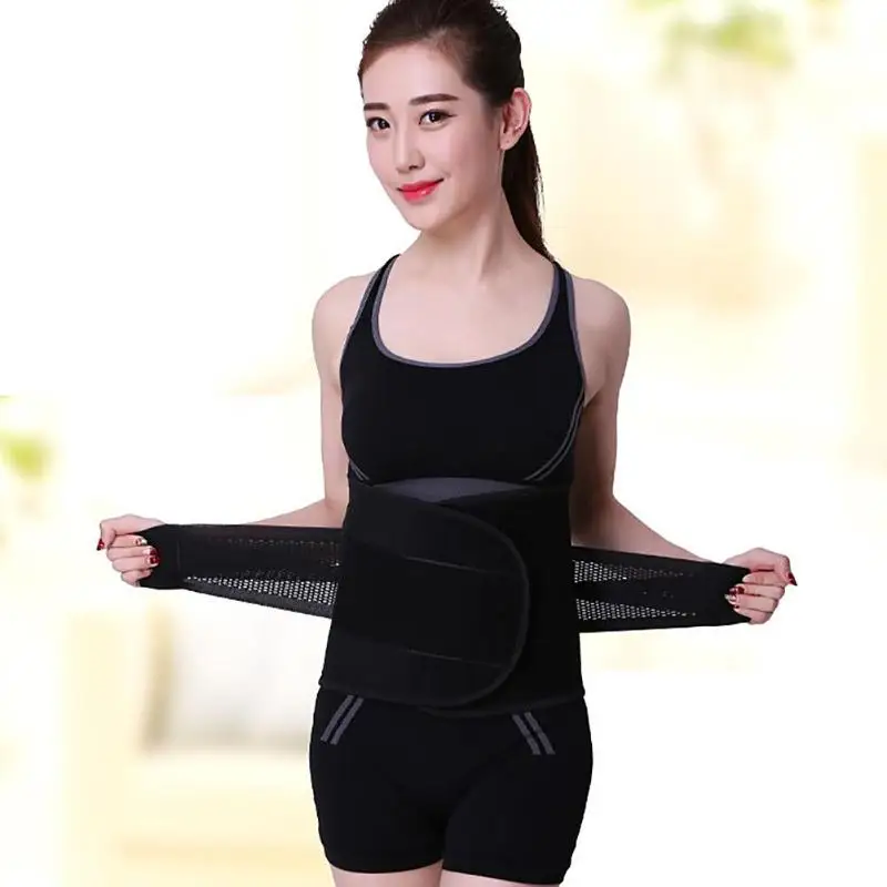 

Fitness Sports Exercise Waist Support Protector Men Waist Brace Body Building Belt Training Gym Work Out Waistband