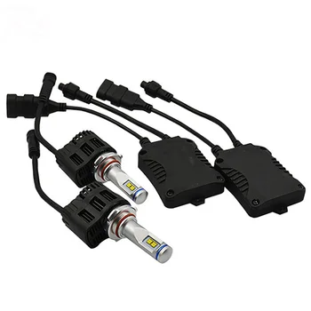 

P6 LED Chip 55W 9006 Car LED Headlamp Kit 5500LM Lamp Led Chip 6000K White Double-mouth Head Lamp