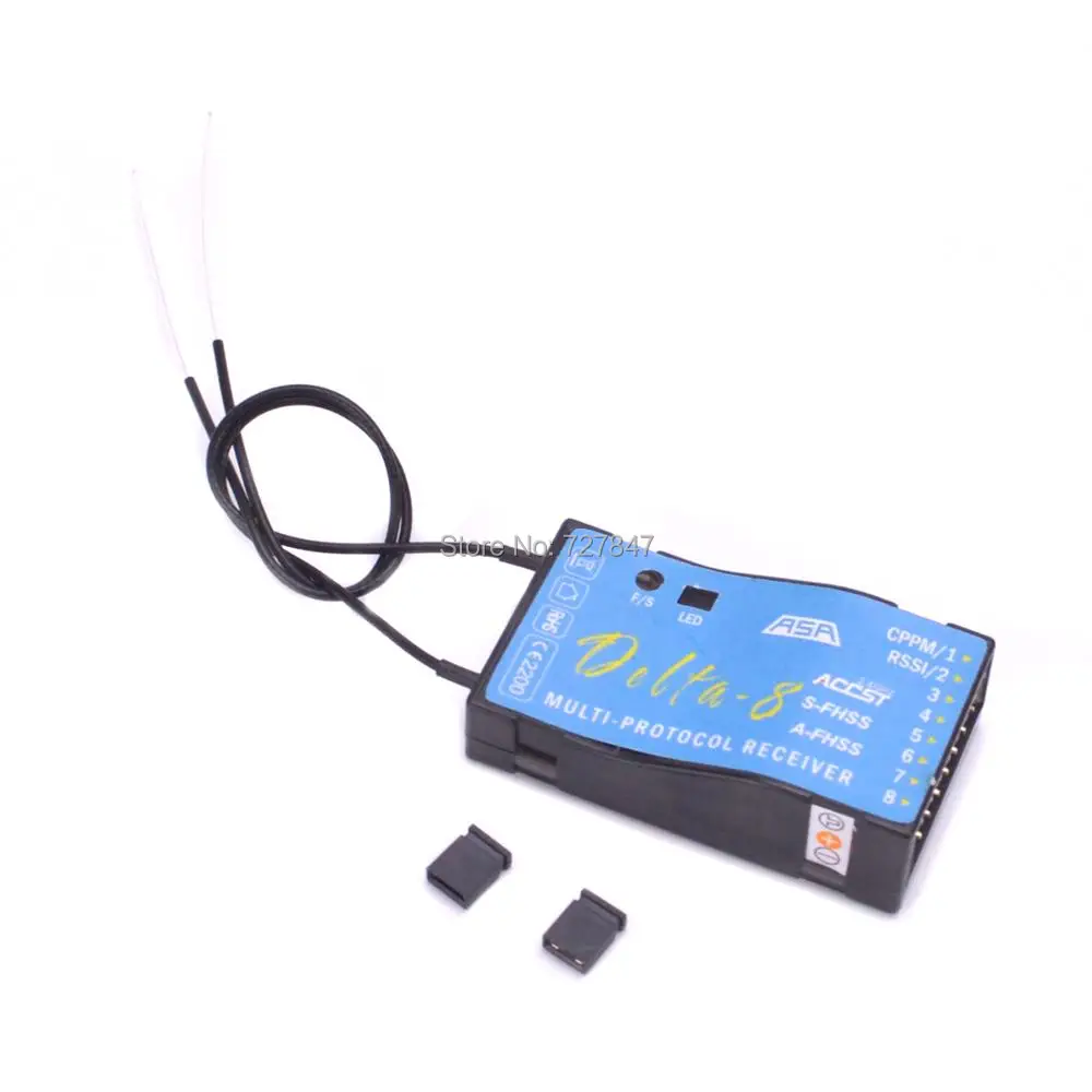 Оригинальный FrSky Delta-8 2 4G ACCST FHSS/A FHSS 8CH приемник совместим с Hitec | Игрушки и хобби