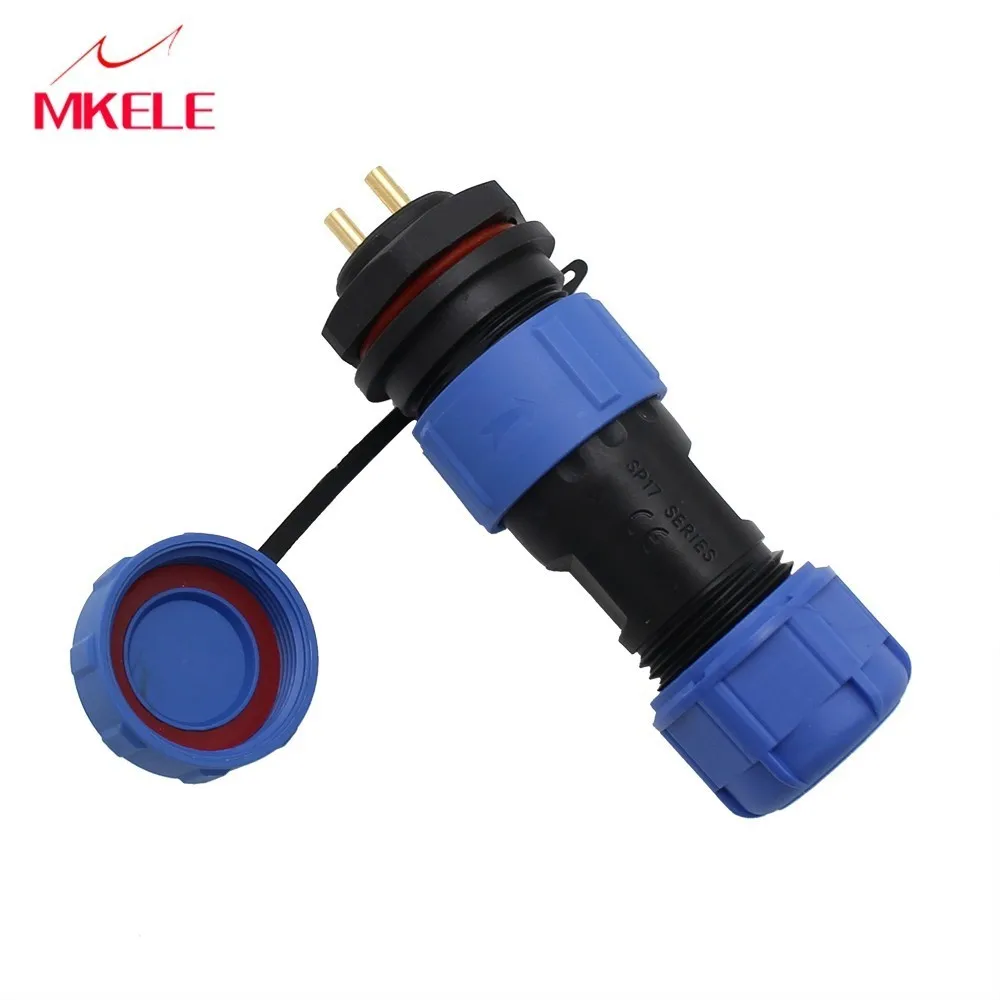 SP17-2 водонепроницаемый корпус панель Разъем Kabel IP68 Циркулярный разъем Luchtvaart Mannelijke