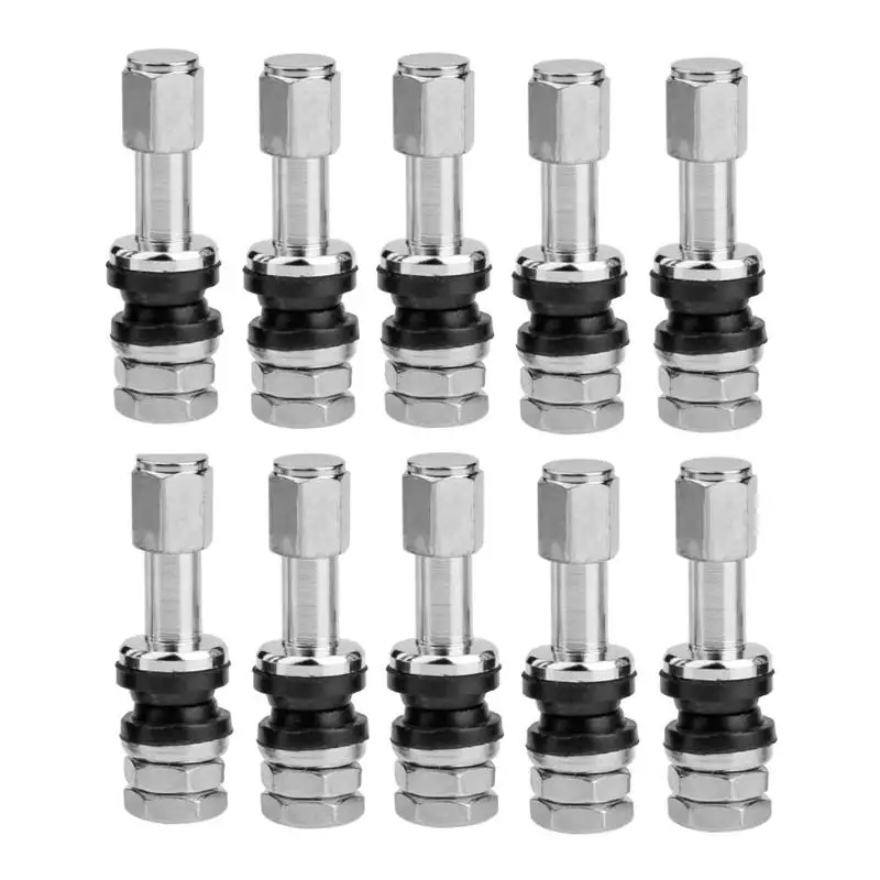 VODOOL 10Pcs Universal Car Tubeless Wheel Tire Valve Stems Vehicle