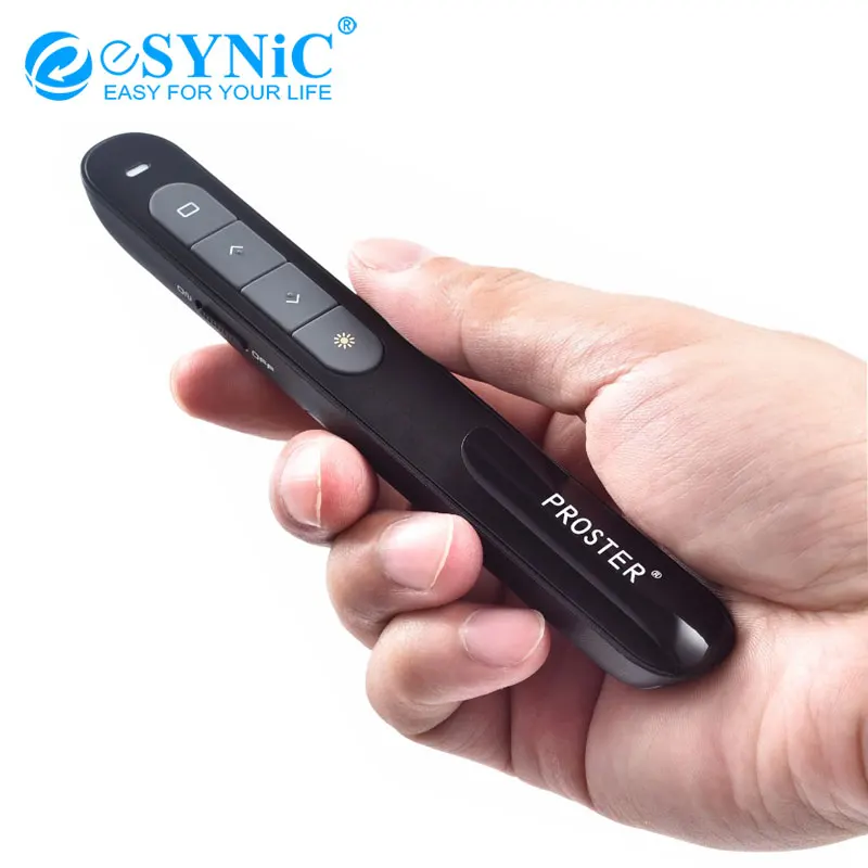 ESYNiC Powerpoint PPT беспроводной мини-Презентер пульт дистанционного управления 2 4G USB RF