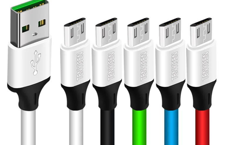 100pcs 1M 2.4A TPE USB Charging Cable for V8 Micro Data Work With HTC One s7 s6 s5 galaxy note 3 5 7 For Lenovo | Электроника