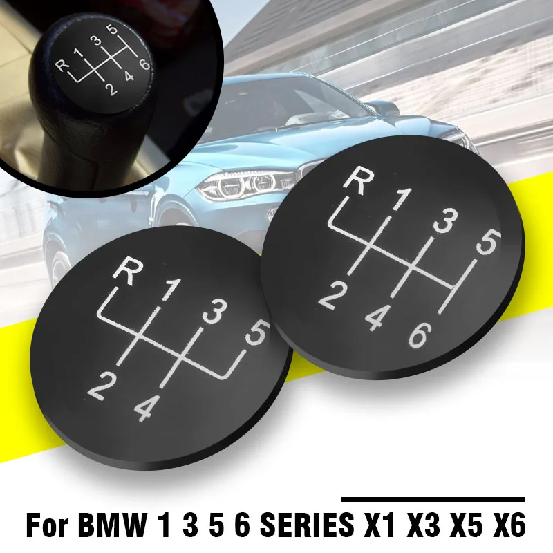 

5 Speed 6 Speed Car Gear Stick Shift Knob Cover Cap Trim For BMW 1 3 5 6 Series X1 X3 X5 E82 E90 E91 E60 E63 E83 E84 E53
