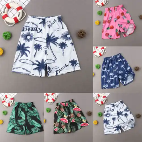 matching dad and son board shorts