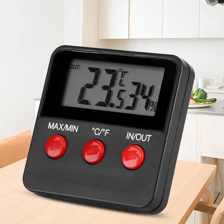 

Hot Digital LCD termometro digital Temp Humidity Monitor Tester for Egg Incubator Pet Keeping Hygrometer termometro