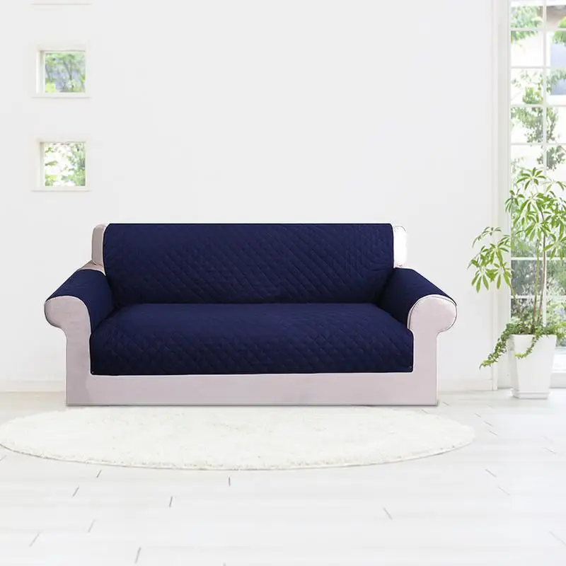 

Thicken Sofa Cover Chair Throw Pet Dog Kids Mat Furniture Protector Reversible Washable Removable Armrest Slipcover 1/2/3/4 Seat
