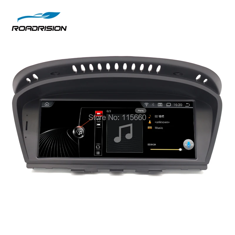 Discount RoadRision 2G+32G Android 7.1 Car radio Multimedia player for BMW 5 Series E60 E61 E63 E64 3 Series E90 E91 E92 CCC CIC system 1