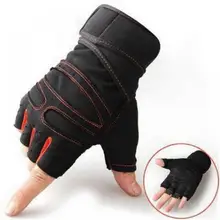 1 пара Тренажерный Зал Перчатки Тяжелые Вес спортивные упражнения Вес подъема перчатки для бодибилдинга Training Спортивные Перчатки для фитнеса Для подходят Велоспорт