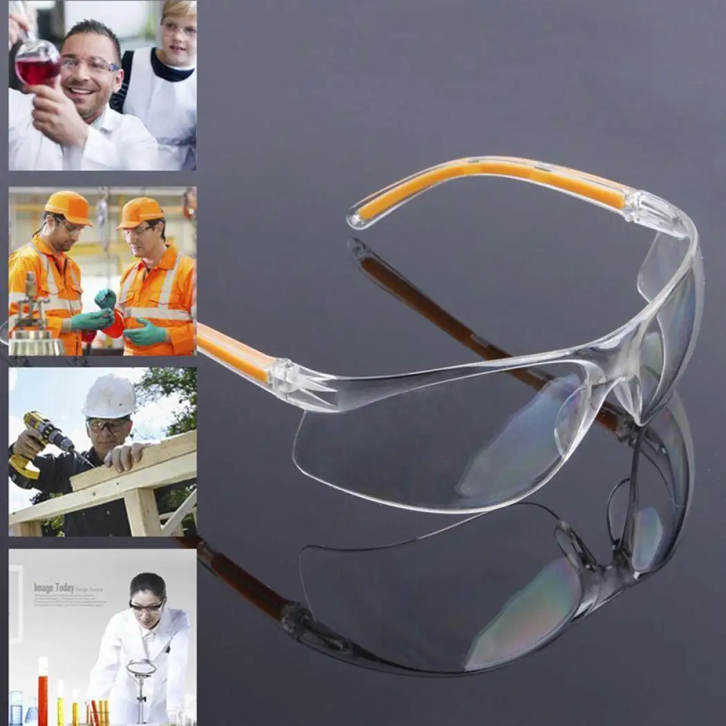 

Laboratory Welding Clear UV Protection Safety Eyewear Goggles Glas