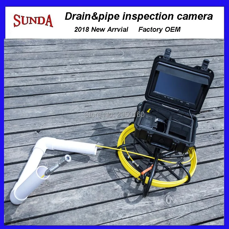 2018 new pipe drain sewer underwater plumbing deep well cctv endorscope