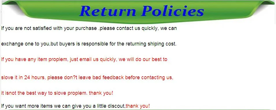 return polices