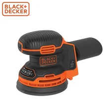 Аккумуляторная эксцентриковая шлифовальная машина Black+Decker BDCROS18N-XJ, 18 В, без аккумулятора