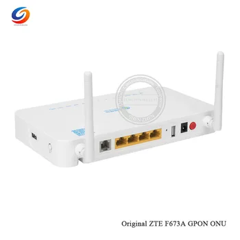 

Free Shipping 2PCS Cheapest price Original ZTE F673A V2 GPON ONU ONT 4GE+1Tel+USB+Wifi Same function as F660 F623 F663N GPON ONT