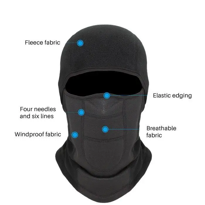 Спорт на открытом воздухе Шлем Лыжная шапка с защитой лица от ветра полный ветрозащитный и холодный капюшон зимняя теплая маска
