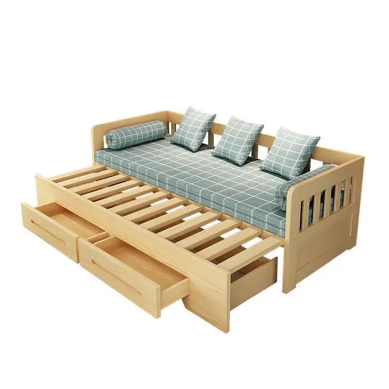 

Recliner Couche For Puff Para Sala Koltuk Takimi Cama Plegable Wood Vintage Mobilya Set Living Room Furniture Mueble Sofa Bed