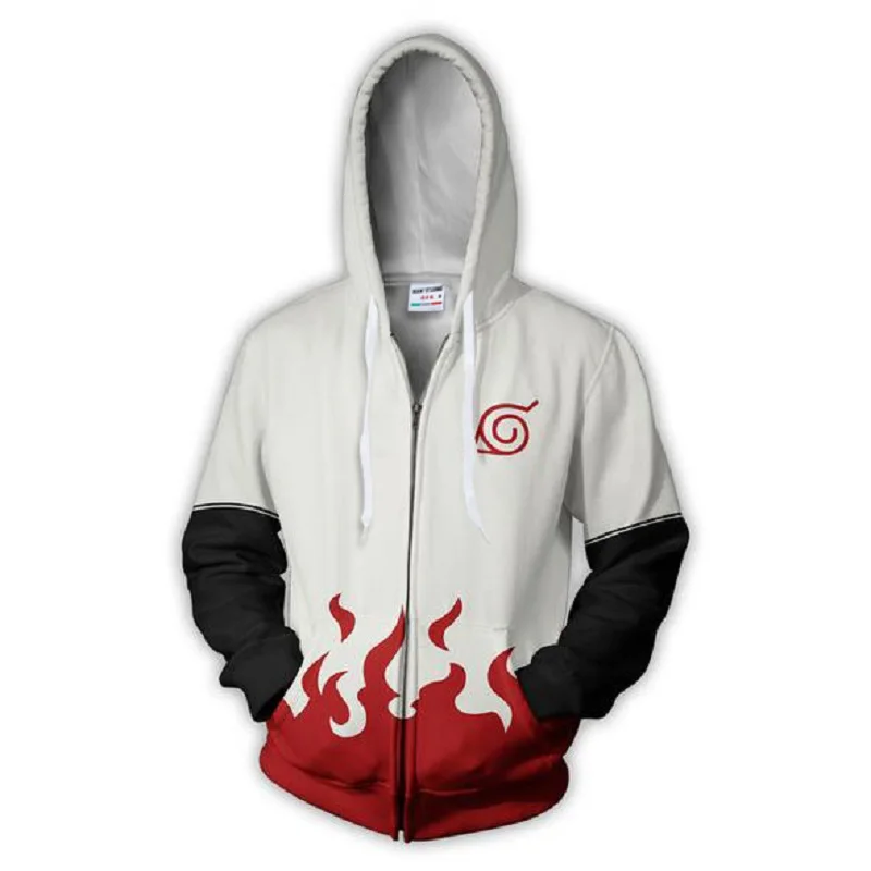 

Casual Japanese Anime Naruto Hoodie Hoodies 3D Zipper Sweatshirt Man Oversized Sweatshirts Men Homme Clothing Hoodies