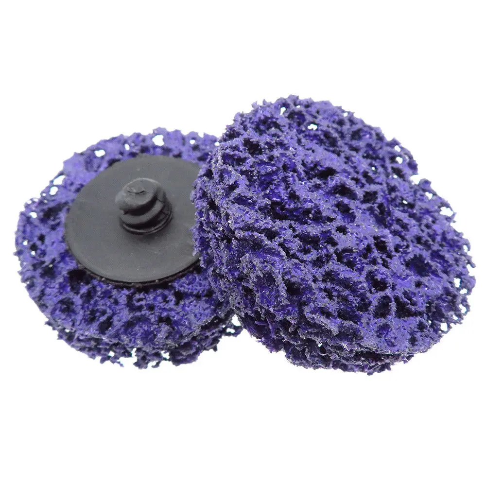

10PCS 2'' Quick Change Sanding Wheels & Discs Emery For Car Cleaning Polishing For The Removal Of Paint,Rust,Glue