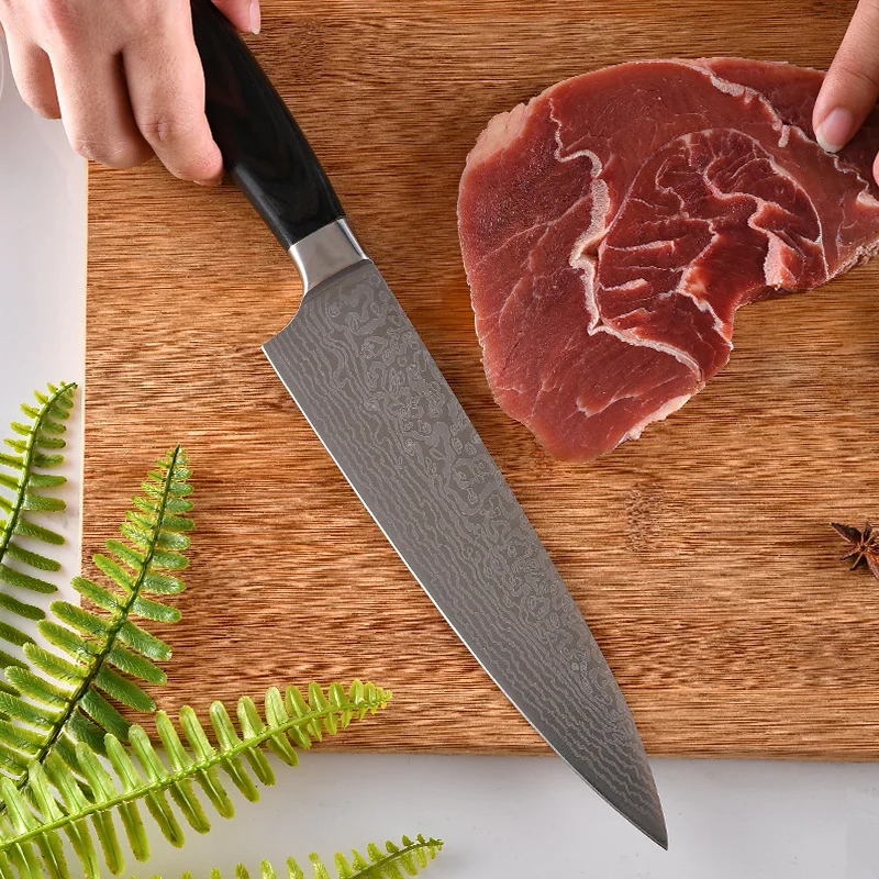 Нержавеющая сталь Западный шеф повар разделочный нож для мяса цветная