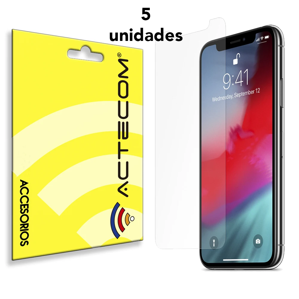 5 шт. гибкая защитная пленка ACTECOM для iPhone X 8 дюйма|Защитные стёкла и плёнки| |