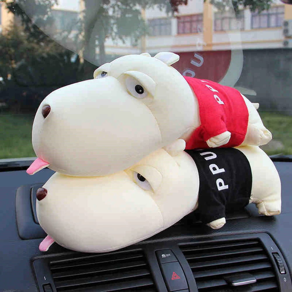 

Car Cartoon Cute Dog Plush Toys Ornaments Car Decoration Deodorant Charcoal Bag Purify Auto Air Freshener Interior Accessories