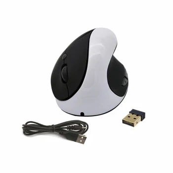 

Optical Vertical Mouse Ergonomic Wireless Mouse Rechargeable Mice Built-in Battery with DPI Switch for PC Laptop 5 Colors