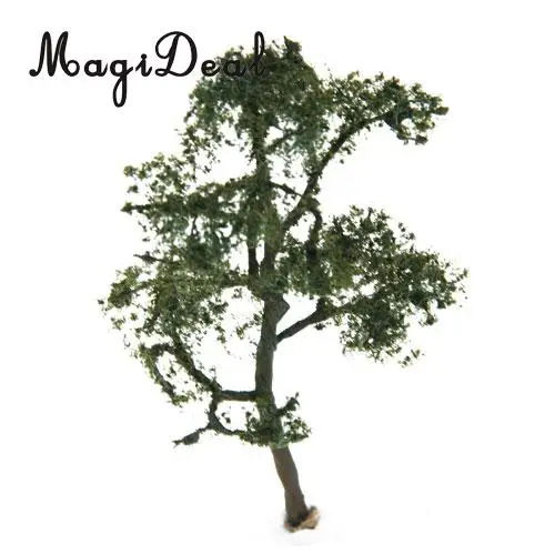 MagiDeal عالية محاكاة 1 قطعة نموذج شجرة الجميز لوول قطار المسار السكك الحديدية السكك الحديدية مشهد حديقة بارك المشهد تخطيط