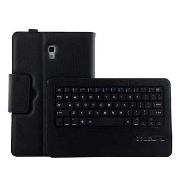 

For Tablet Bluetooth Keyboard With Tablet Case Stand Cover For Samsung Galaxy Tab A 10.5 2018 Model Sm-T590/T595/T597