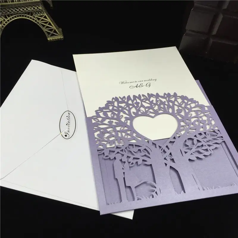  Love Tree Wedding Invitation Cutting Dies 2019 Metal Craft Die Cut Stencil for Card Making Scrapboo - 33013105049