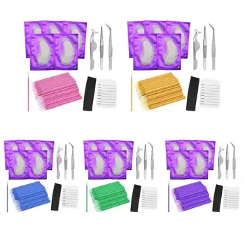 

9pcs False Lash Graft Tools Set Eyelash Extensions Tool Kit False Lash Tweezer Practice Graft Lashes Set Eyelash Extensions
