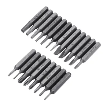 

Original 20Pcs X1 Screwdriver Bit Set PH/SL/H Alloy Steel Hex Bits Screwdriver Accessories