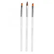 3 шт Профессиональный дизайн ногтей Ручка кисти набор инструментов для маникюра рисование линий фототерапия ручка