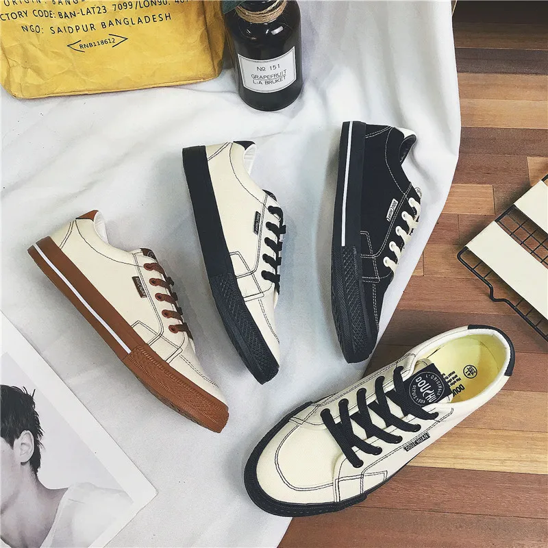 The In Hong Kong Canvas Korean Male Trend Shoes 6803-ALEX