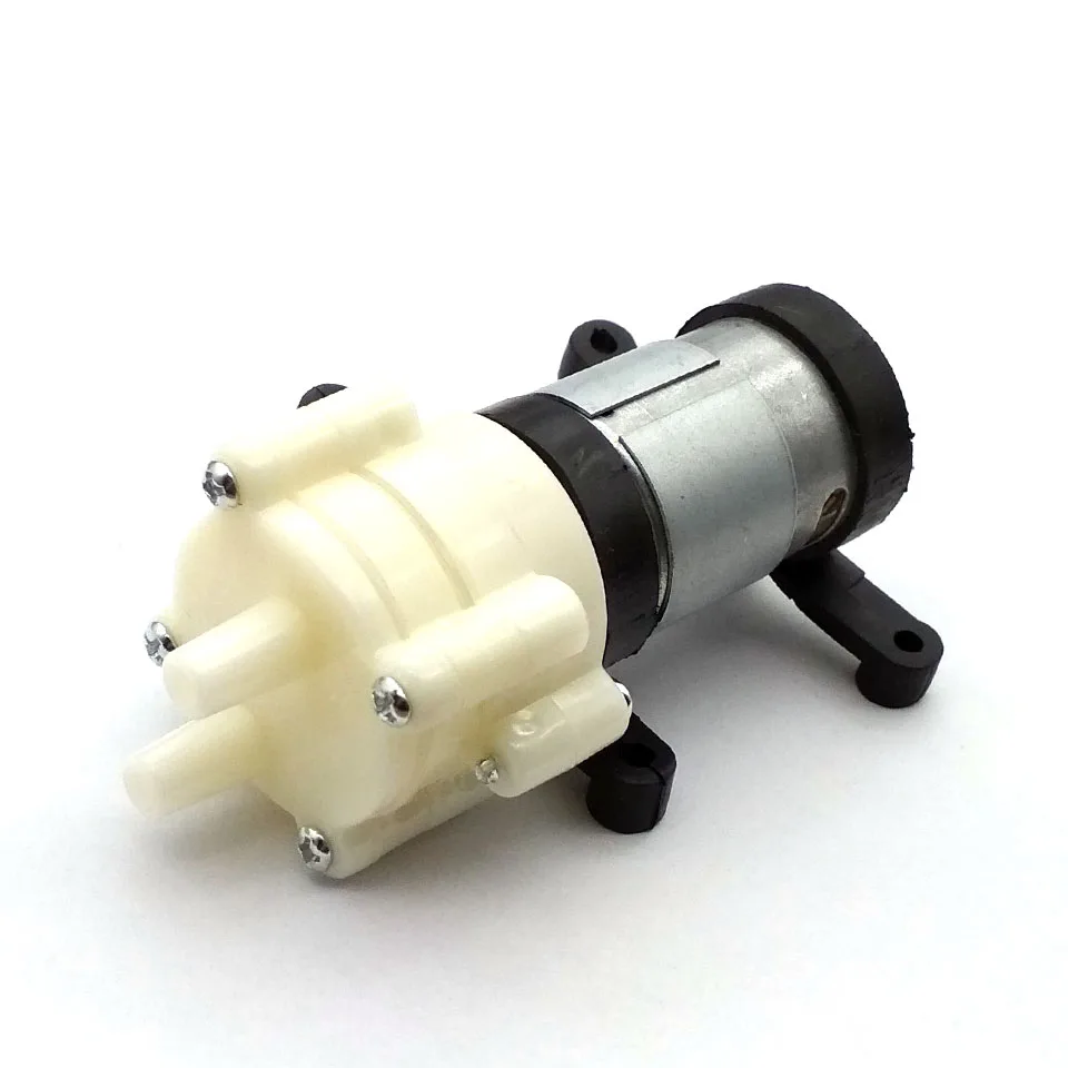 

DC6-12V R385 Aquarium Fish Tank Round Water Air DC Diaphragm Pump Aquarium Air Pumps Accessories