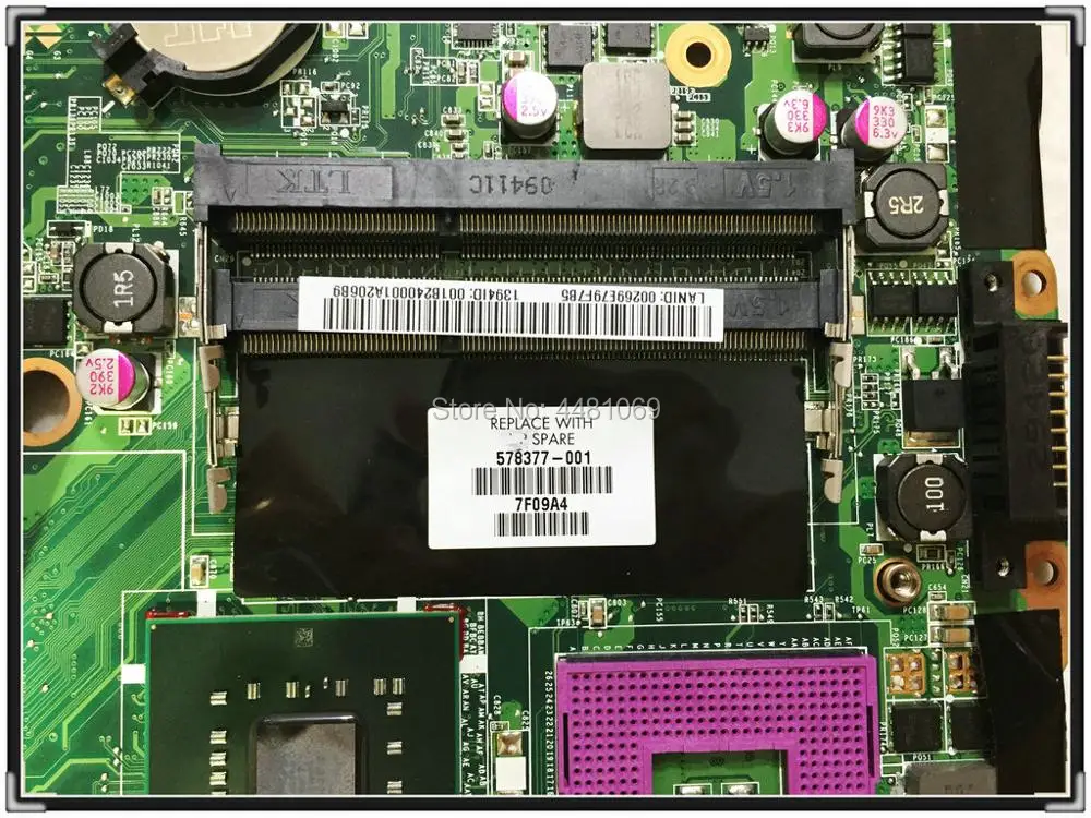 578377-001 для hp pavilion DV6 DV6-1000 материнская плата PM45 DDR3 M96/1G чипсет протестирован