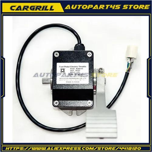 RJSQ-001 0-5V 4 Wires Ordinary Plug Foot Pedals Forklift Throttle Accelerator HXJS Using for Electric Vihicles | Автомобили и