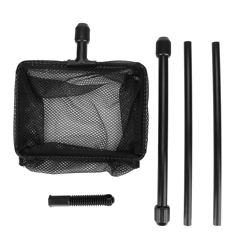 

3 Size Aquarium Retractable Fishing Landing Net Floating Objects Fish Pond Clean Tools