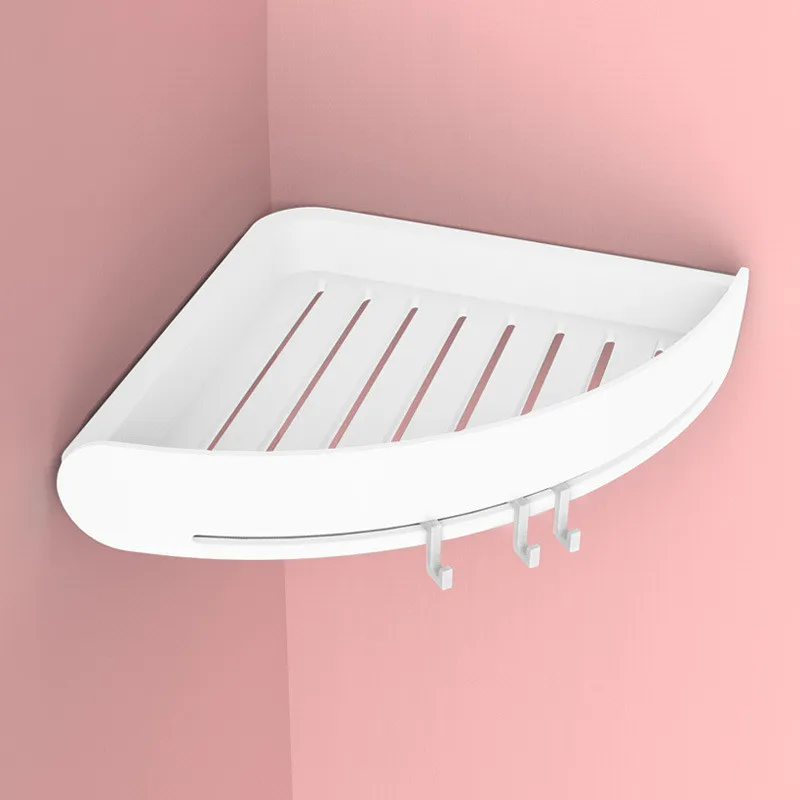 Нордическая ABS угловая полка для ванной комнаты органайзер для душа Caddy ящик для хранения для ванной комнаты настенный держатель для шампуня настенный подвесной чехол