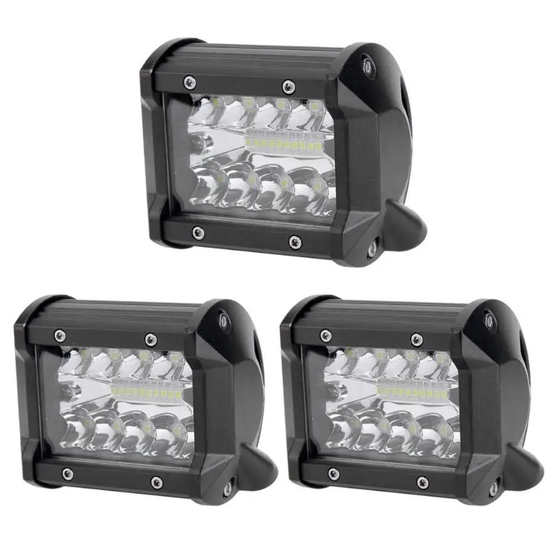 

4in 60W Triple-Row 10800LM 6000K LED Work Light Bar Off-Road Vehicle Spotlight Lamp Light Bar/Work Light