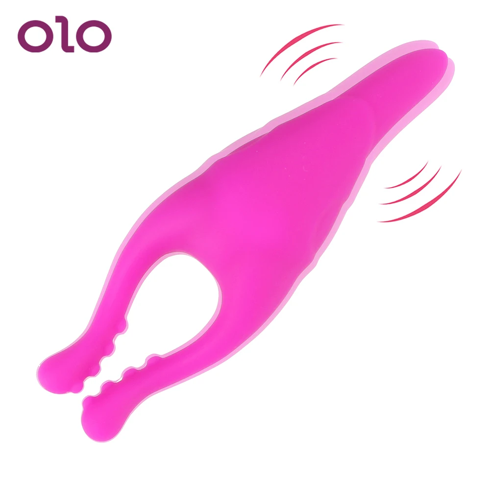 OLO Массажер для сосков G-spot кролик зажимы Вибраторы зажим клитора Женский