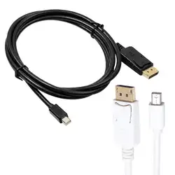 Mini DisplayPort DP к DisplayPort DP 1,2 кабель штекер к разъему 6 футов