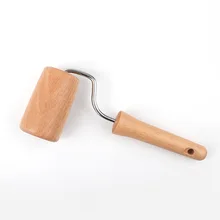 Деревянная Скалка ручной ролик для теста инструмент для кондитерской помады Печенье Тесто чапати паста пекарня пицца кухонный инструмент