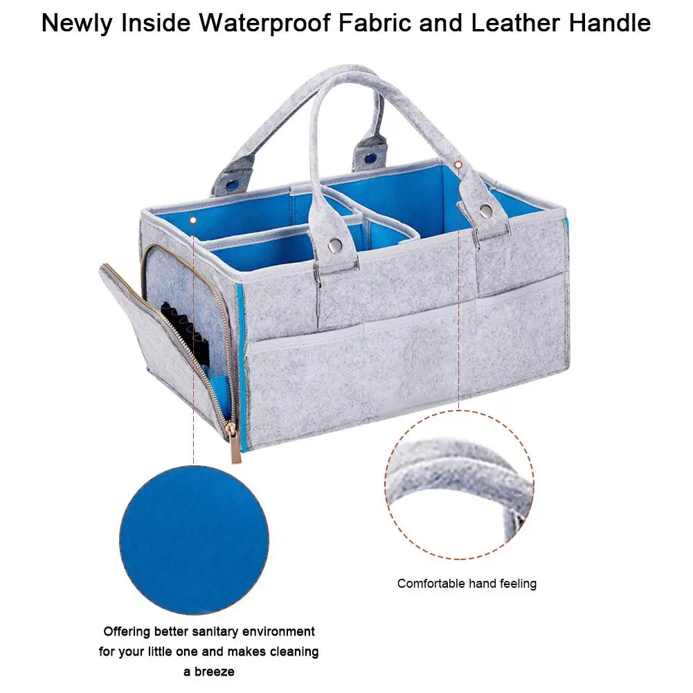 Foldable Baby Diaper Caddy Organiser Gift Kid Toys Portable Storage Bag/box For Car Travel Changing Table Kids Toy