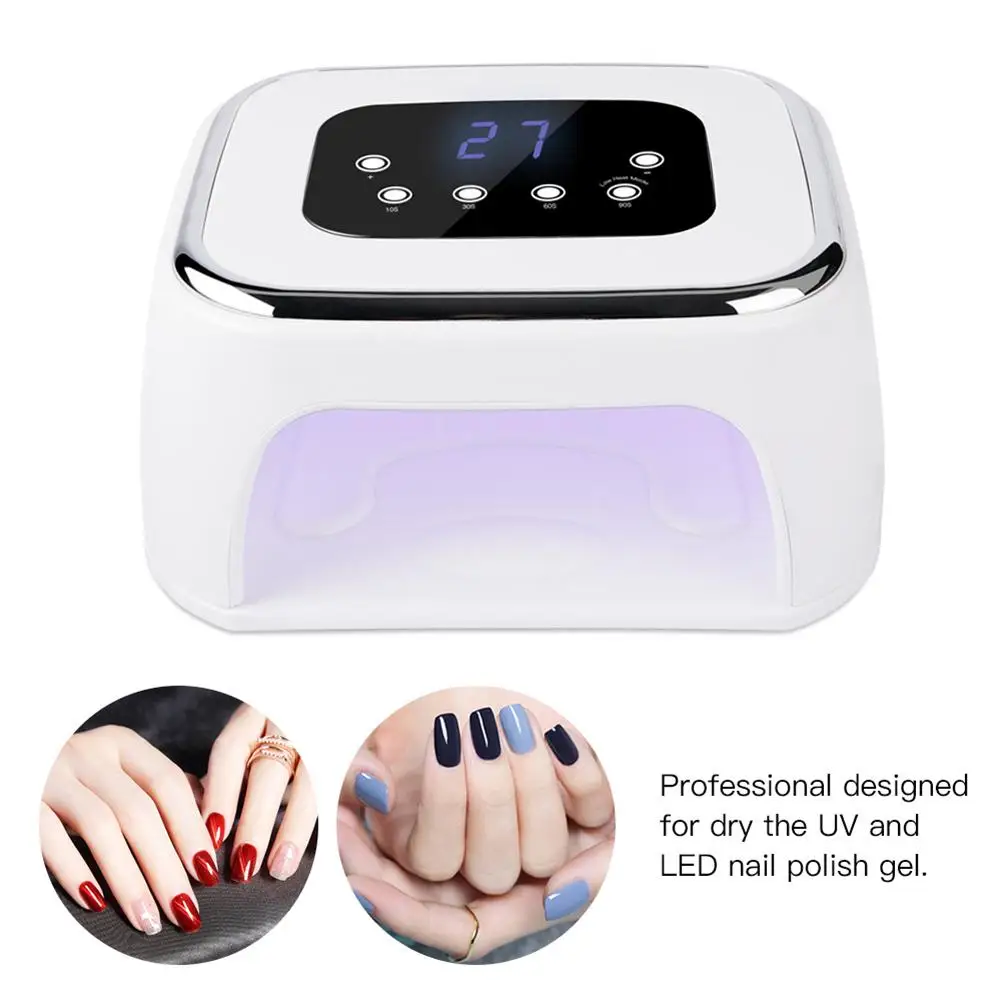 99W lámpara LED UV secador de uñas inteligente Detección de uñas Altavoz Bluetooth infrarrojo con esmalte de uñas herramientas